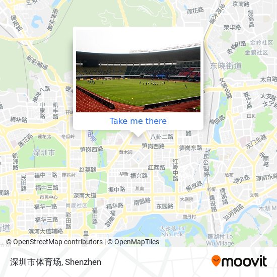 深圳市体育场 map