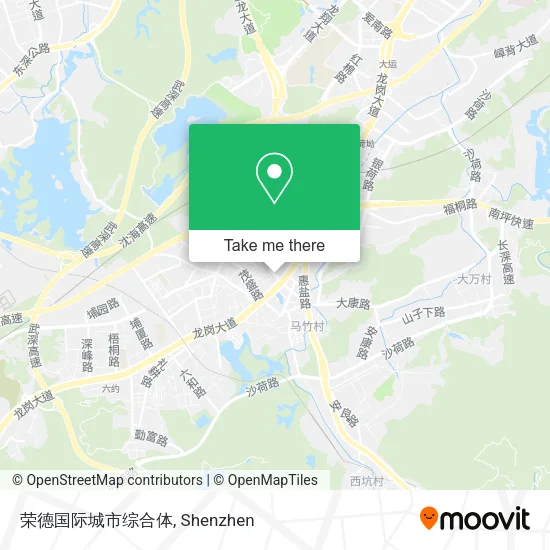 荣德国际城市综合体 map