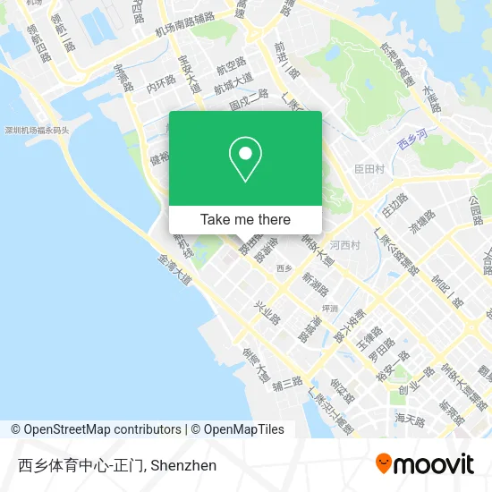 西乡体育中心-正门 map