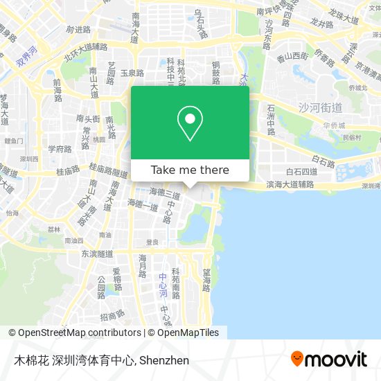 木棉花 深圳湾体育中心 map