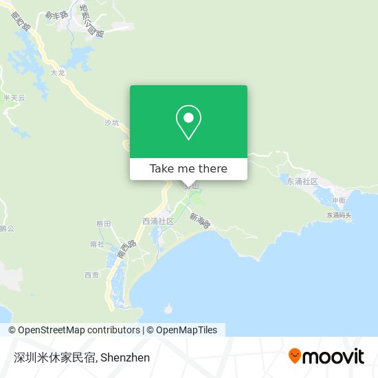 深圳米休家民宿 map