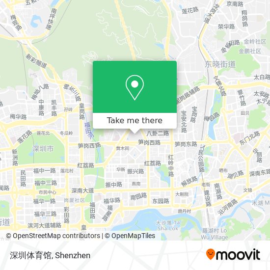 深圳体育馆 map