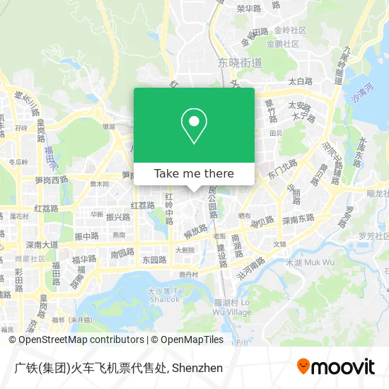 广铁(集团)火车飞机票代售处 map