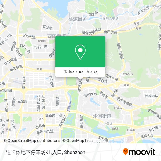 迪卡侬地下停车场-出入口 map