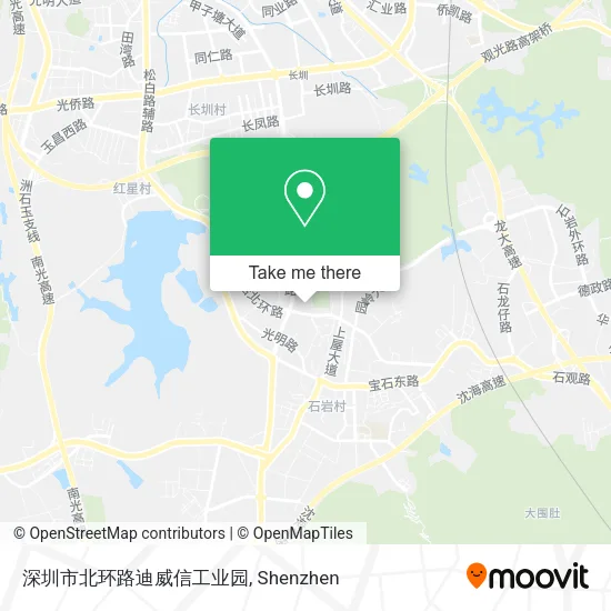 深圳市北环路迪威信工业园 map