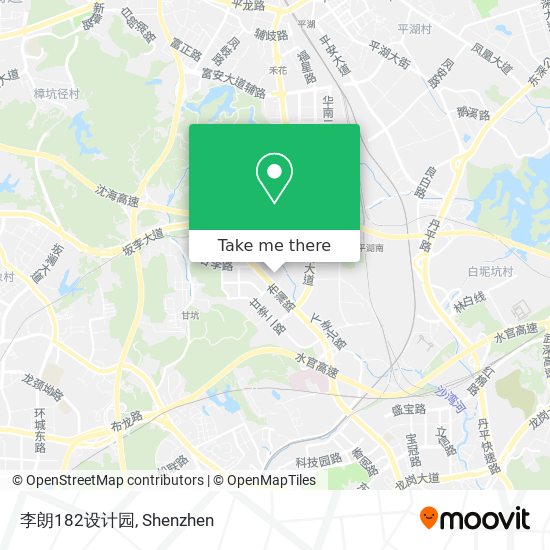 李朗182设计园 map