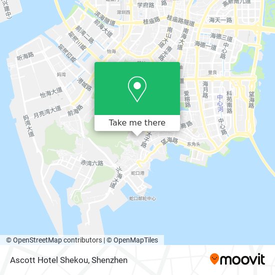 Ascott Hotel Shekou map