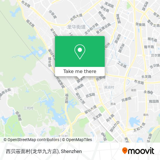 西贝莜面村(龙华九方店) map