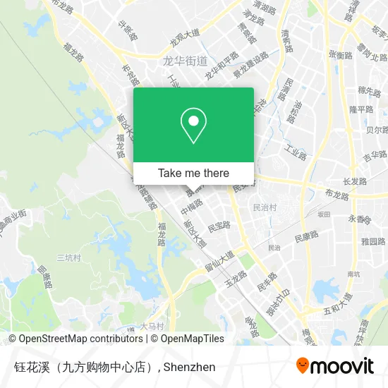 钰花溪（九方购物中心店） map