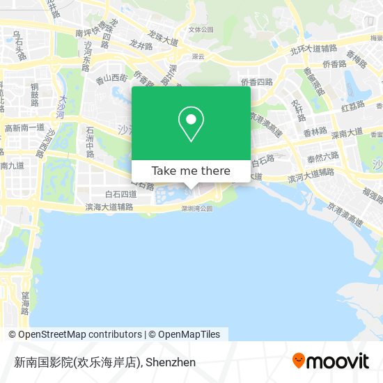 新南国影院(欢乐海岸店) map