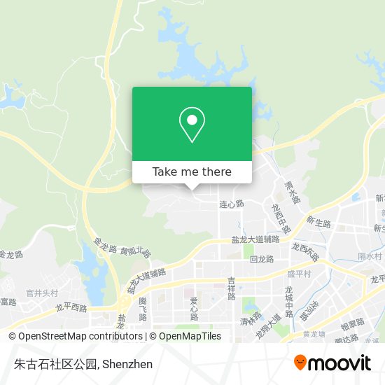 朱古石社区公园 map
