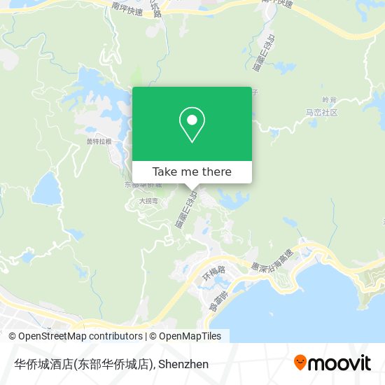 华侨城酒店(东部华侨城店) map