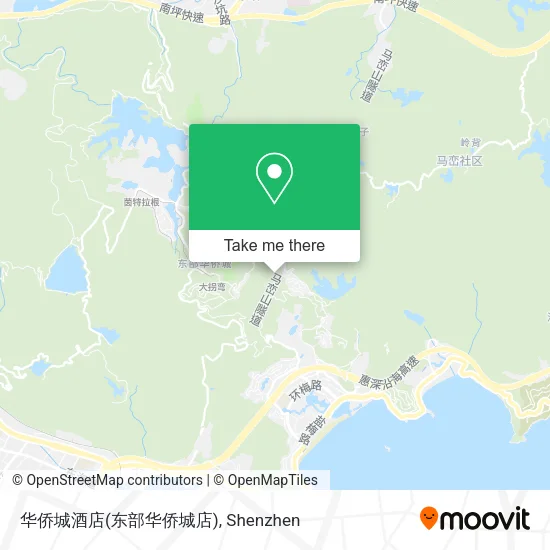 华侨城酒店(东部华侨城店) map