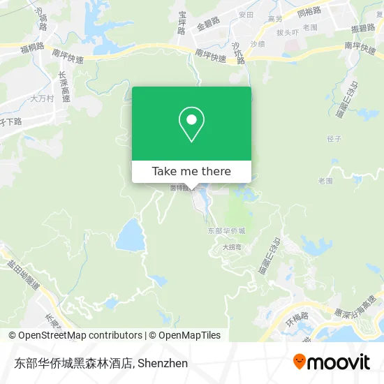 东部华侨城黑森林酒店 map