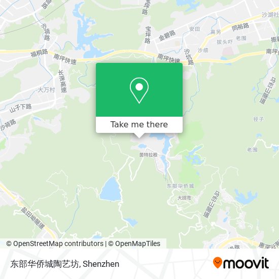 东部华侨城陶艺坊 map