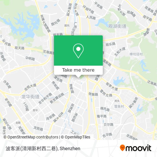 波客派(清湖新村西二巷) map