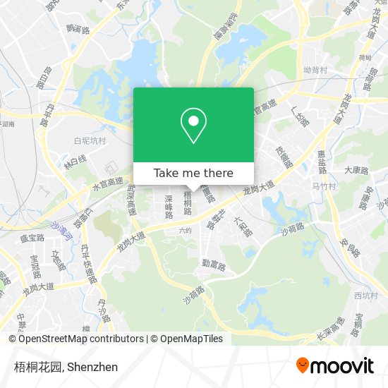梧桐花园 map