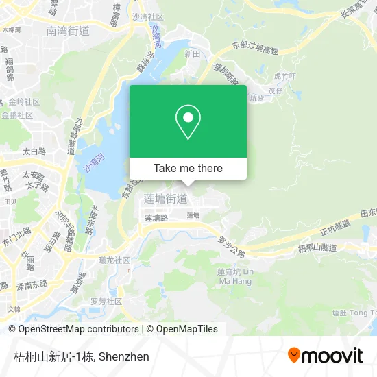 梧桐山新居-1栋 map