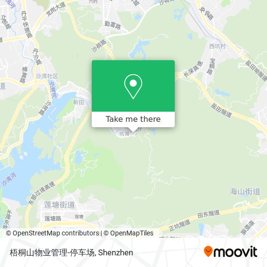 梧桐山物业管理-停车场 map