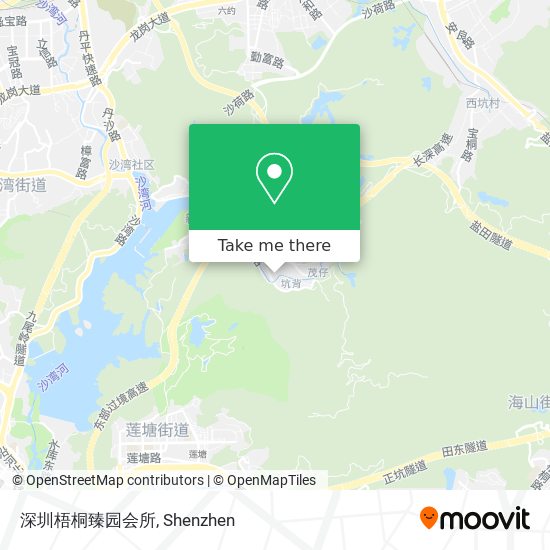 深圳梧桐臻园会所 map