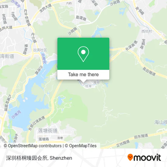 深圳梧桐臻园会所 map