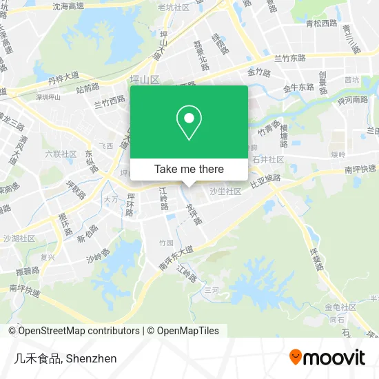 几禾食品 map