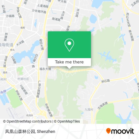 凤凰山森林公园 map