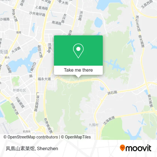 凤凰山素菜馆 map