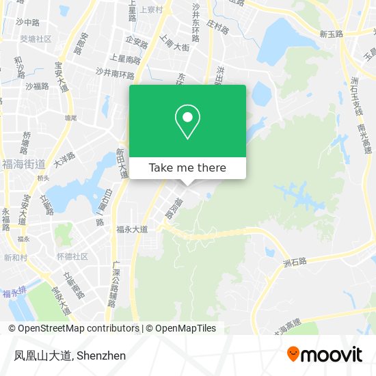 凤凰山大道 map