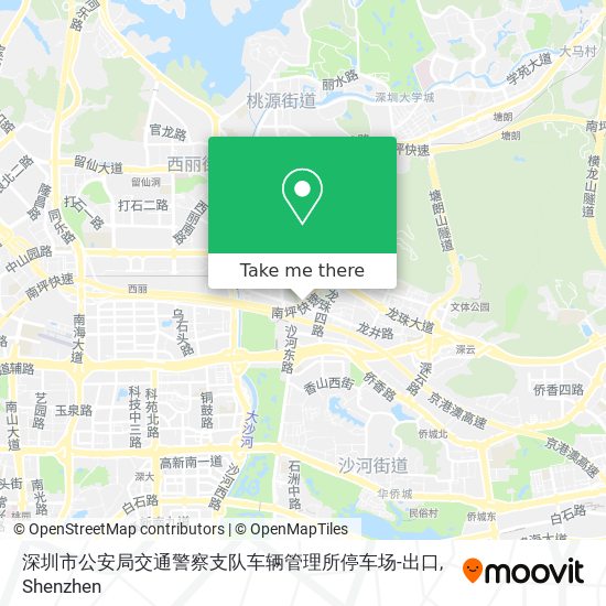 深圳市公安局交通警察支队车辆管理所停车场-出口 map