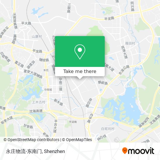 永庄物流-东南门 map