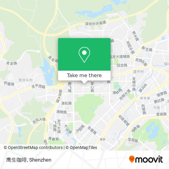 鹰生咖啡 map