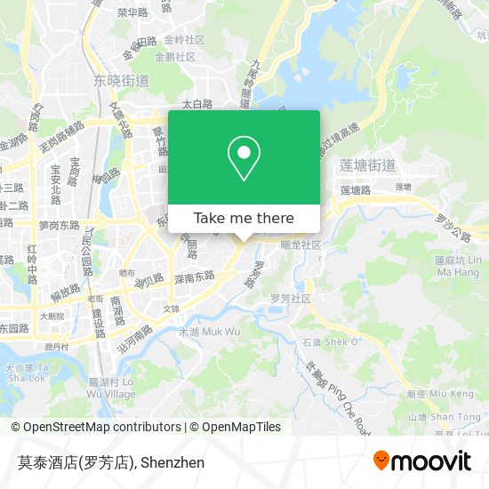 莫泰酒店(罗芳店) map