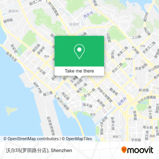 沃尔玛(罗田路分店) map