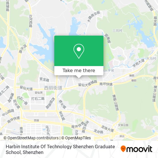Harbin Institute Of Technology Shenzhen Graduate School map