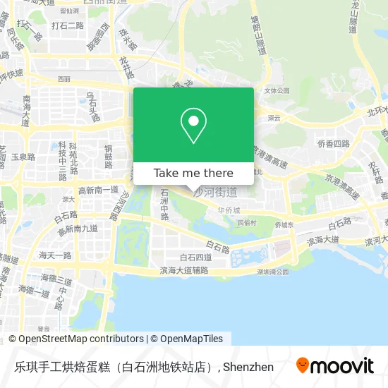 乐琪手工烘焙蛋糕（白石洲地铁站店） map