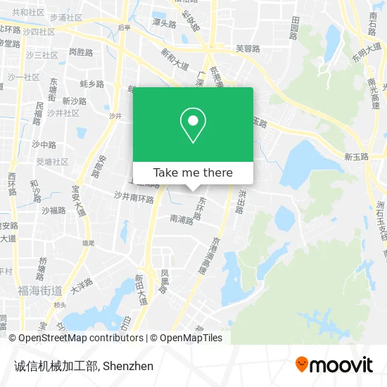 诚信机械加工部 map