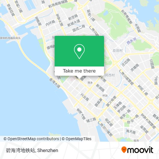 碧海湾地铁站 map