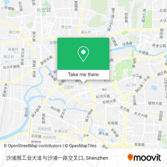沙浦围工业大道与沙浦一路交叉口 map