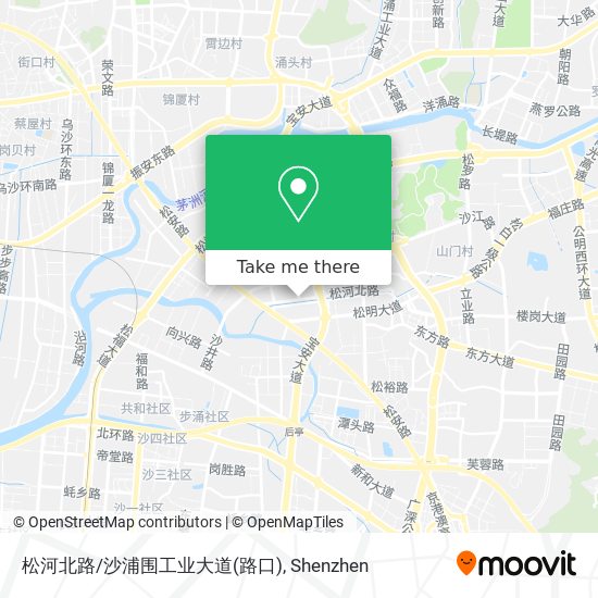 松河北路/沙浦围工业大道(路口) map