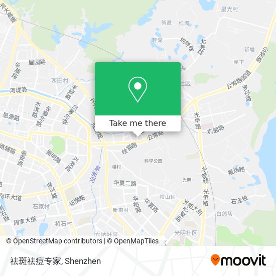 祛斑祛痘专家 map