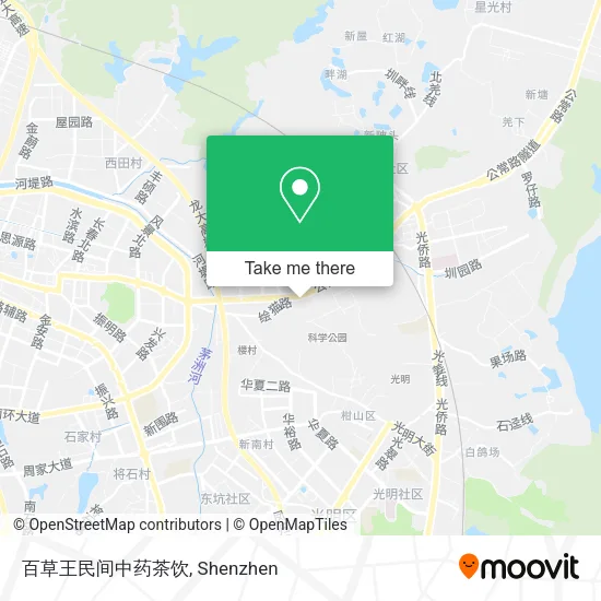 百草王民间中药茶饮 map