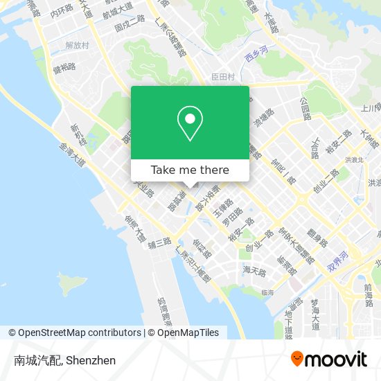 南城汽配 map