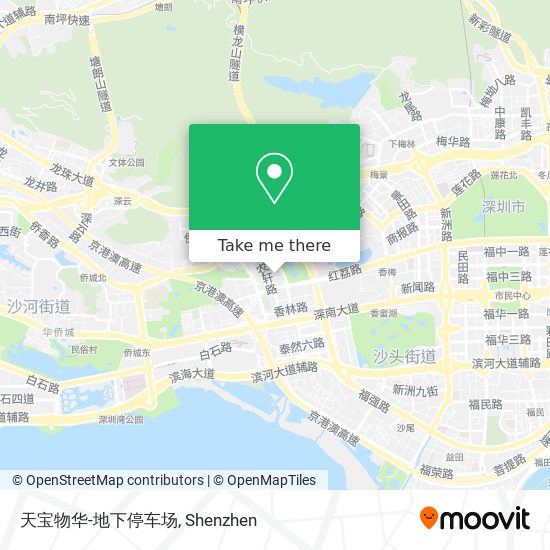 天宝物华-地下停车场 map