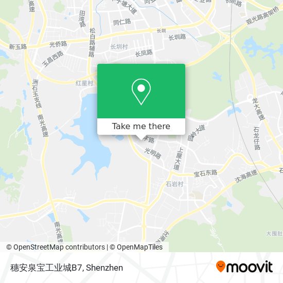 穗安泉宝工业城B7 map