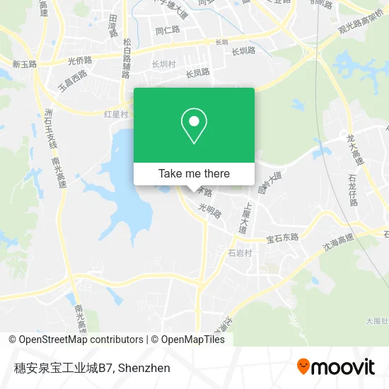 穗安泉宝工业城B7 map