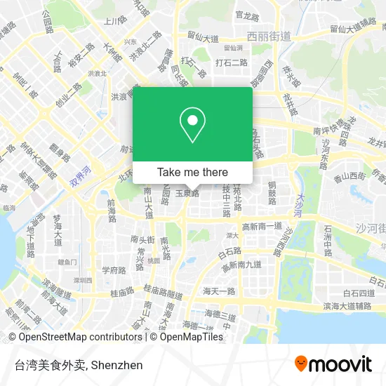 台湾美食外卖 map