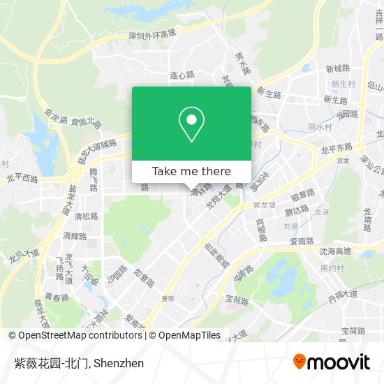 紫薇花园-北门 map