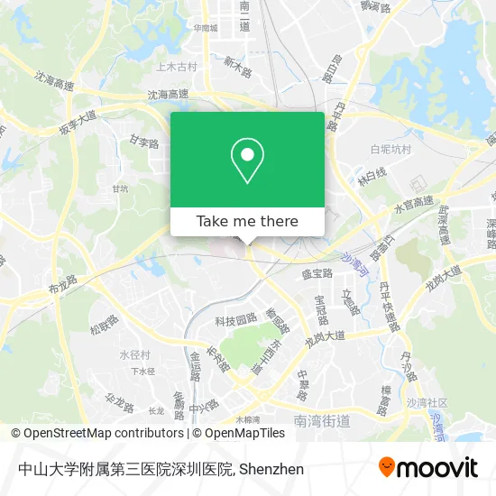 中山大学附属第三医院深圳医院 map