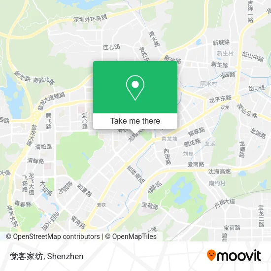 觉客家纺 map